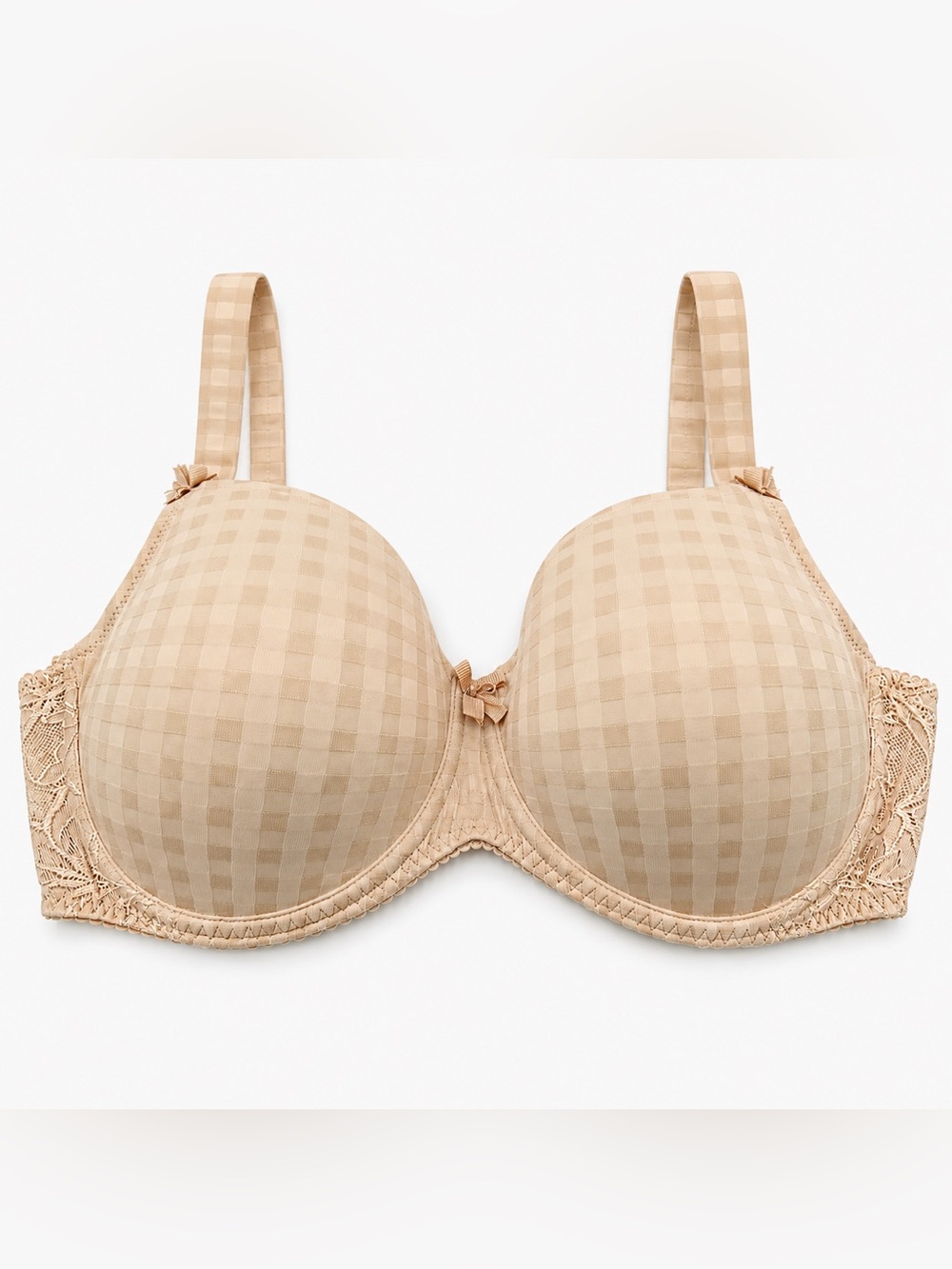 PrimaDonna Madison Full Cup Bra Women size 36D Caffe Latte Lace Underwire